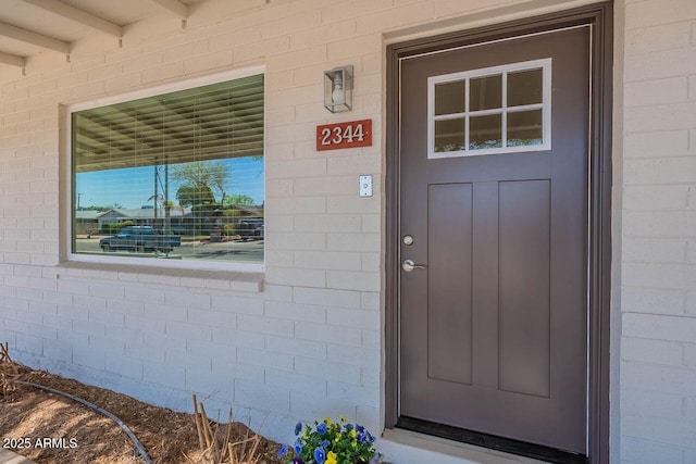 view of property entrance