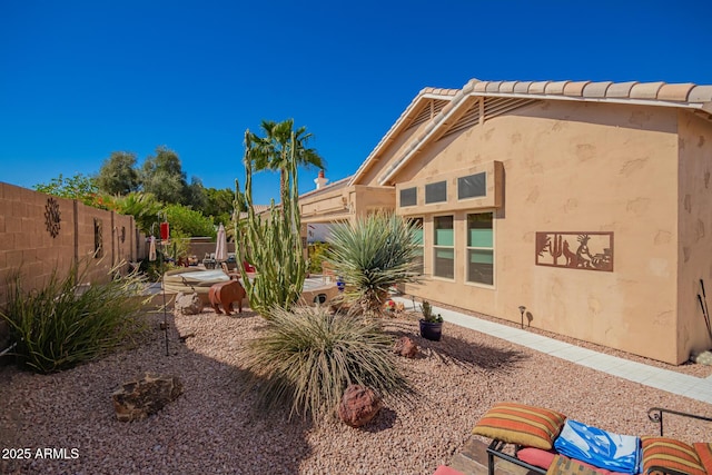 6531 E Star Valley St, Mesa, AZ 85215 - view of yard featuring a fenced backyard and a patio