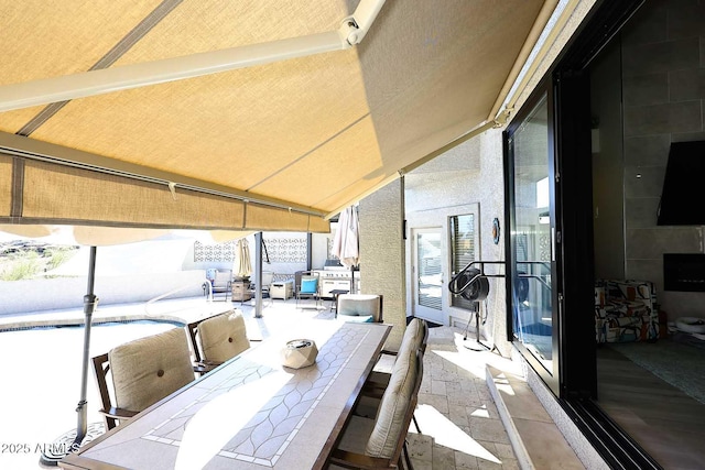 view of patio / terrace with outdoor dining space