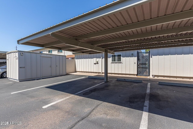 5913 E Thomas Rd, Scottsdale, AZ 85251 - covered parking lot with a shed