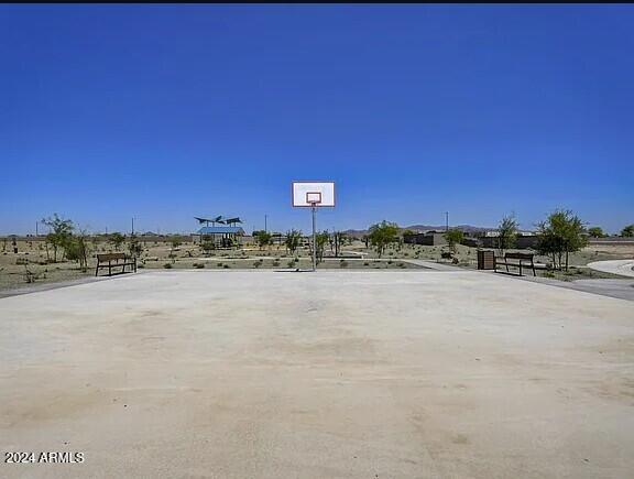 view of patio with basketball court