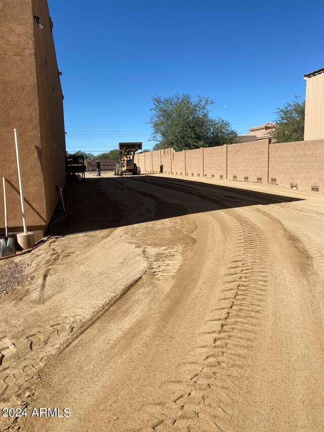 view of road