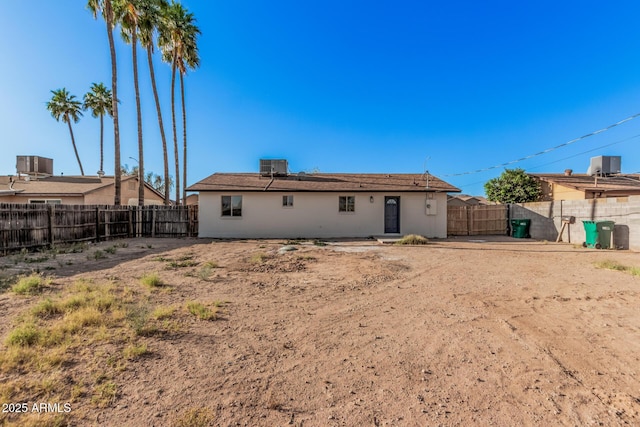 11025 E Cholla Rd, Mesa, AZ 85207 - back of property featuring a fenced backyard and cooling unit