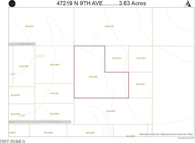 47219 N 9 Avenue -, New River AZ, 85087 land for sale