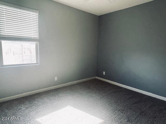 unfurnished room with carpet floors