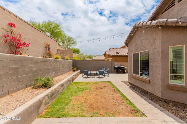 10738 W Rowel Rd, Peoria, AZ 85383 - fenced backyard with a patio