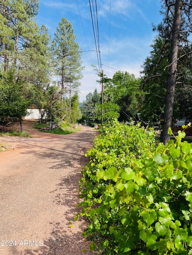 view of road