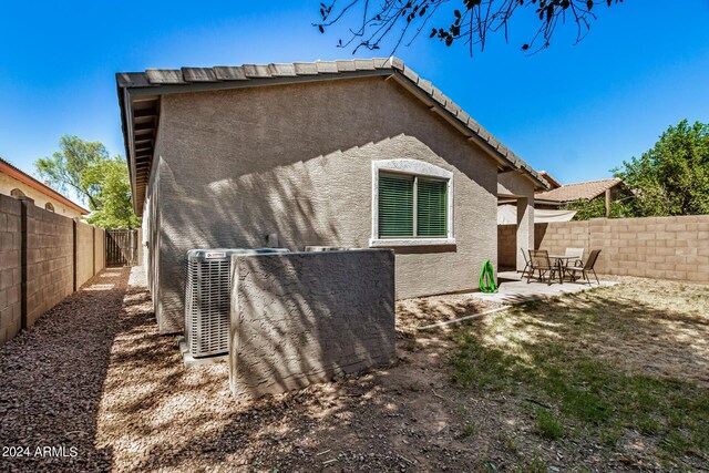 rear view of house featuring a patio area