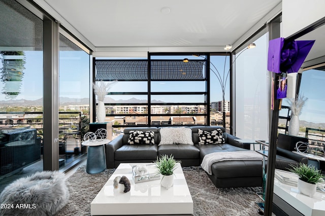 sunroom / solarium with a wealth of natural light