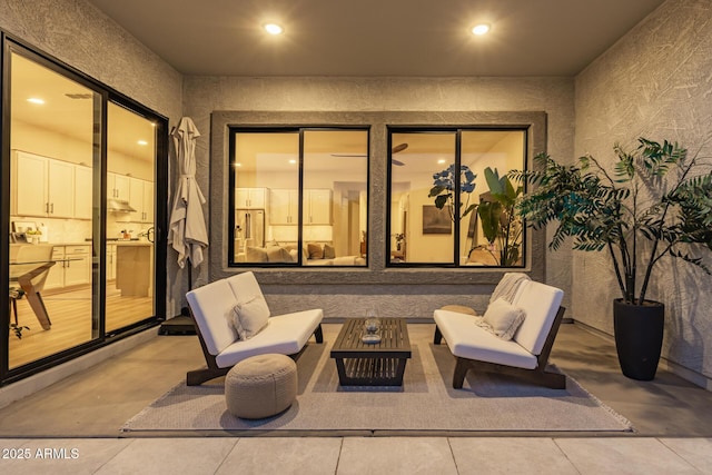 view of patio / terrace with outdoor lounge area