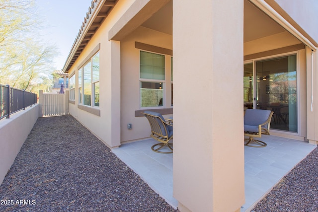 exterior space featuring a patio area