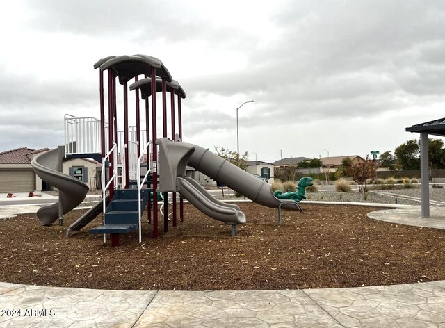 view of jungle gym