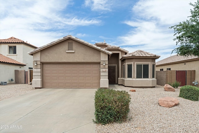 2834 E Devon Ct, Gilbert, AZ 85296 - view of front of property with driveway, stucco siding, and an attached garage
