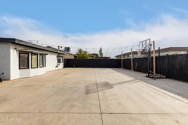 view of patio / terrace with central air condition unit