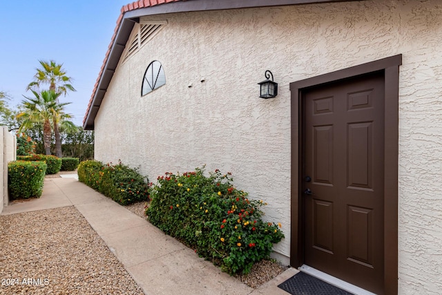 view of property entrance