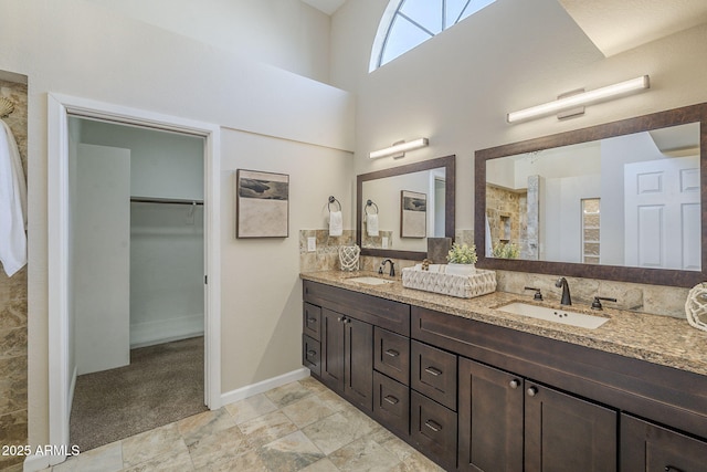 11085 E Becker Ln E, Scottsdale, AZ 85259 - bathroom with double vanity and a spacious closet