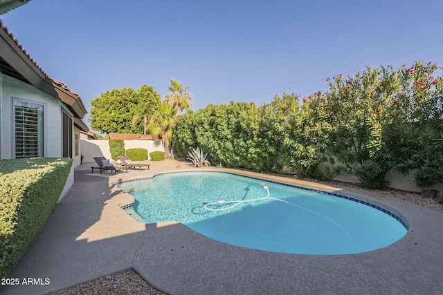 11085 E Becker Ln E, Scottsdale, AZ 85259 - view of pool featuring a fenced backyard and a patio