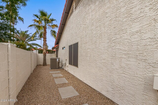 11085 E Becker Ln E, Scottsdale, AZ 85259 - view of side of home with stucco siding and a fenced backyard