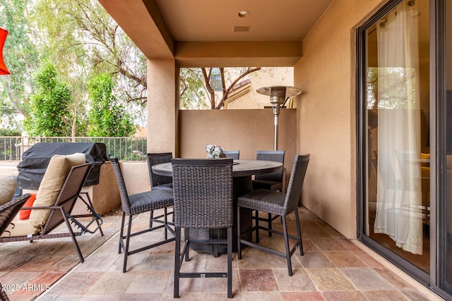 view of patio / terrace with outdoor dining space