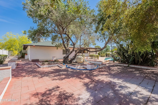 5539 E Dahlia Dr, Scottsdale, AZ 85254 - view of patio / terrace featuring a swimming pool