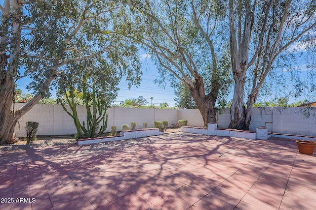 5539 E Dahlia Dr, Scottsdale, AZ 85254 - fenced backyard featuring a patio