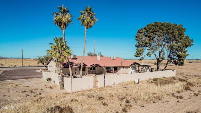 view of rear view of house