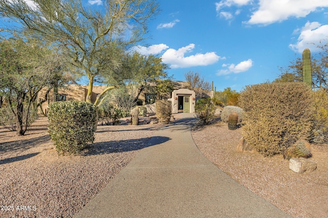 view of front of property