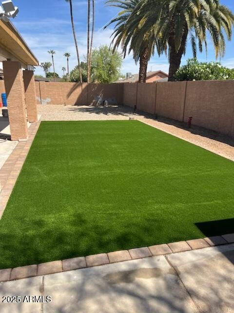 2329 S Elm, Mesa, AZ 85202 - view of yard with a patio