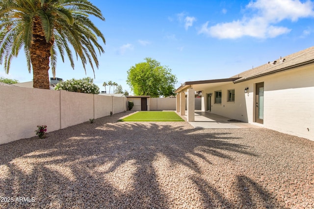 2329 S Elm, Mesa, AZ 85202 - fenced backyard featuring a patio area
