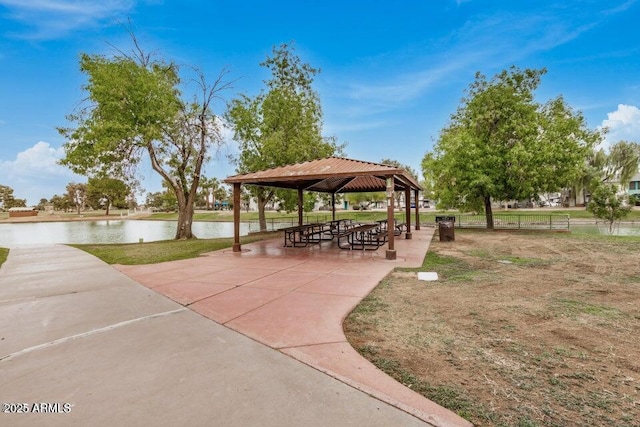2329 S Elm, Mesa, AZ 85202 - view of home's community featuring a gazebo and a water view