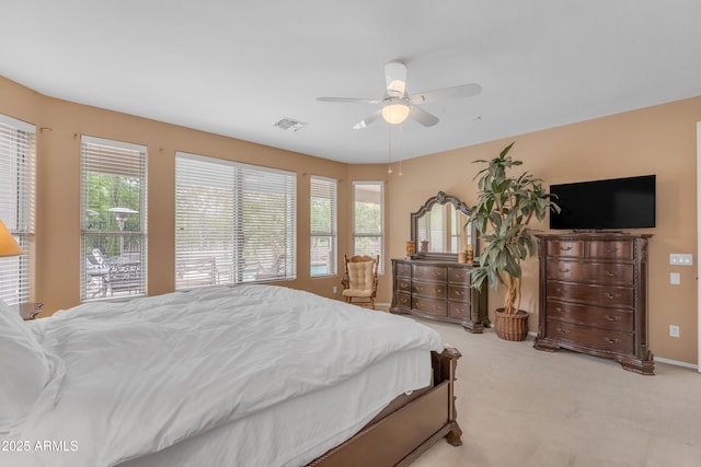 9702 E Naranja Ave, Mesa, AZ 85209 - carpeted bedroom with a ceiling fan and baseboards