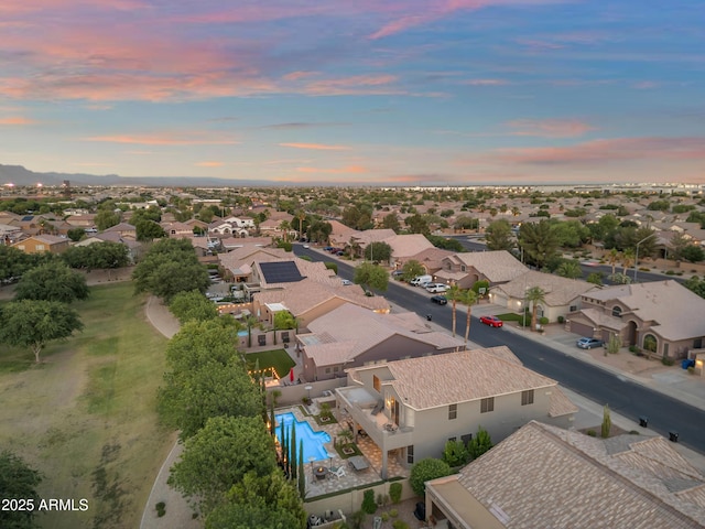 9702 E Naranja Ave, Mesa, AZ 85209 - aerial view of residential area featuring a pool