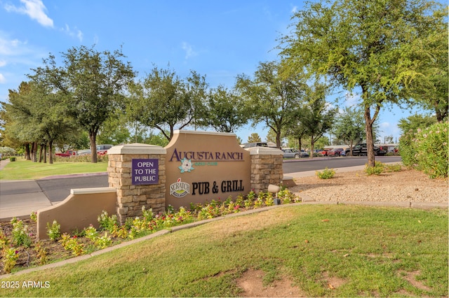 9702 E Naranja Ave, Mesa, AZ 85209 - community / neighborhood sign with a yard
