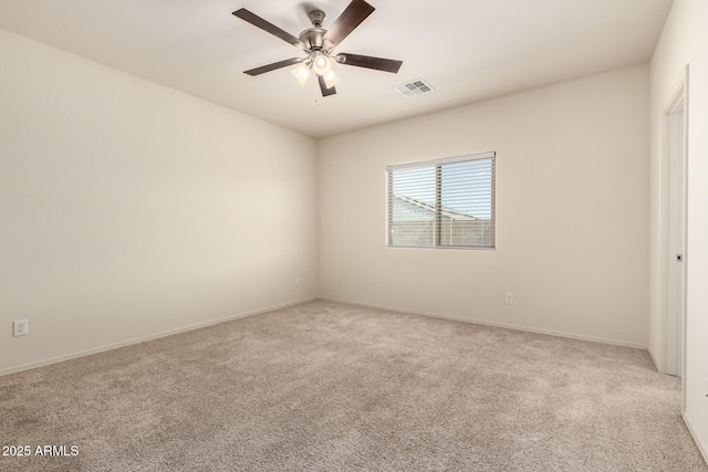 24627 W Ripple Rd, Buckeye, AZ 85326 - spare room with light carpet and a ceiling fan