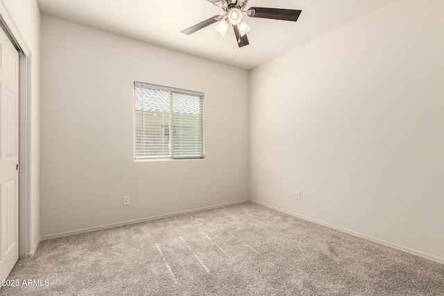 24627 W Ripple Rd, Buckeye, AZ 85326 - unfurnished bedroom with carpet floors, a closet, and ceiling fan