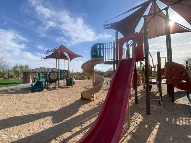 view of communal playground