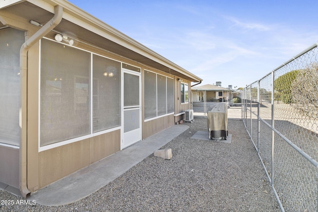 view of yard with cooling unit