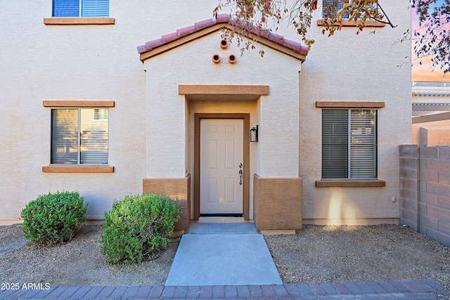 view of property entrance