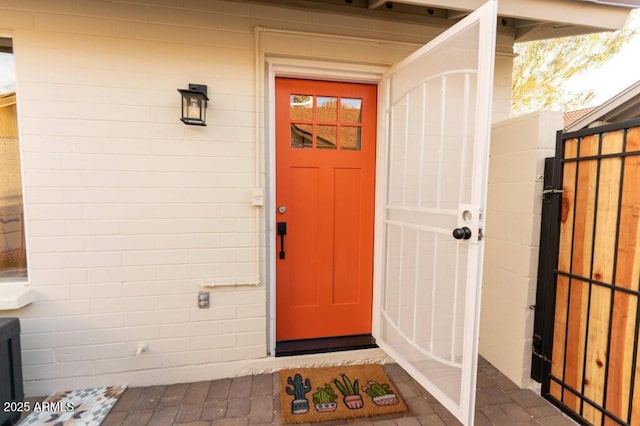 view of entrance to property