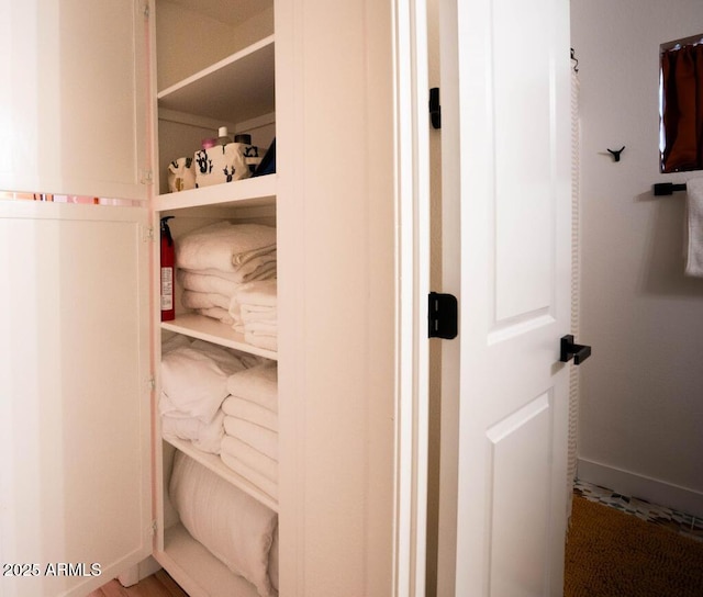 view of closet