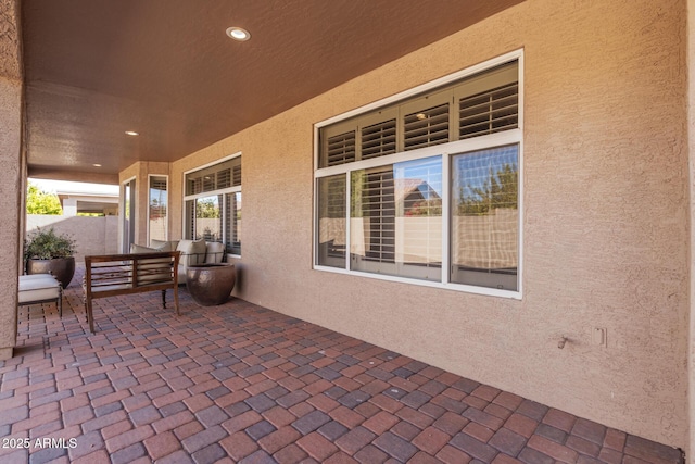 view of patio / terrace featuring outdoor lounge area