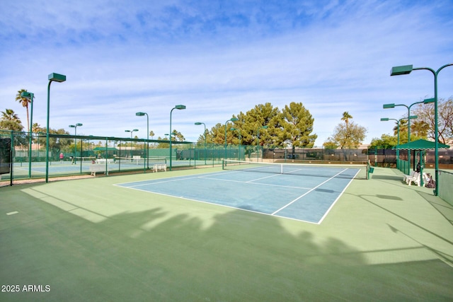 view of sport court with basketball court