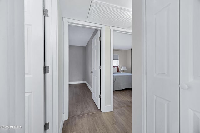 616 S Hardy Dr Unit 203, Tempe, AZ 85281 - hall featuring wood finished floors and baseboards