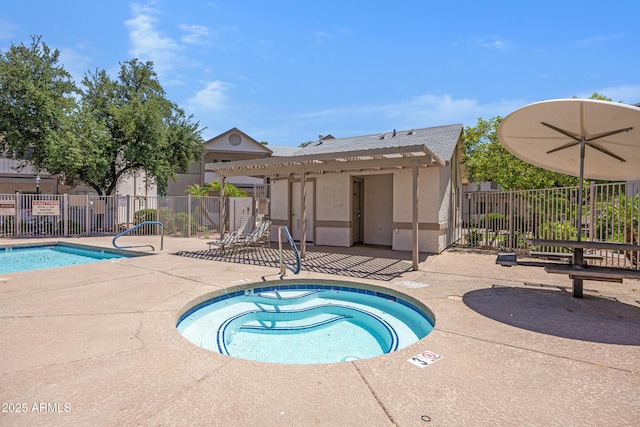 616 S Hardy Dr Unit 203, Tempe, AZ 85281 - community pool featuring a patio and a pergola