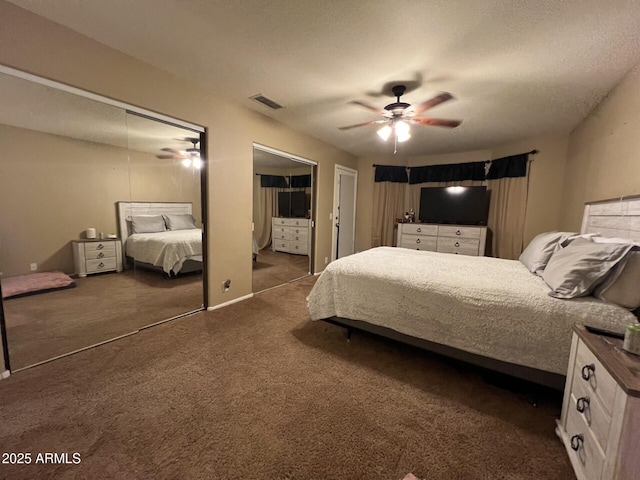 19943 N 77th Ave, Glendale, AZ 85308 - carpeted bedroom with a ceiling fan and connected bathroom