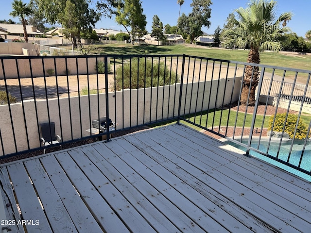 19943 N 77th Ave, Glendale, AZ 85308 - view of wooden terrace