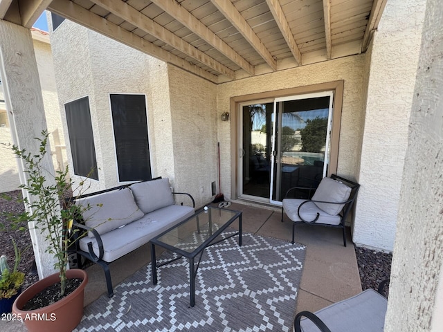 19943 N 77th Ave, Glendale, AZ 85308 - view of patio featuring outdoor lounge area
