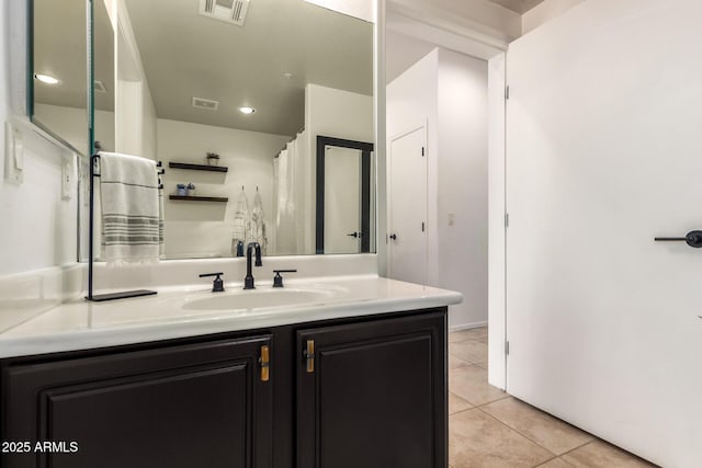 12642 N Mountainside Dr Unit B, Fountain Hills, AZ 85268 - bathroom featuring tile patterned floors and vanity