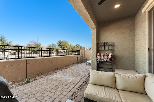 view of patio / terrace with outdoor lounge area