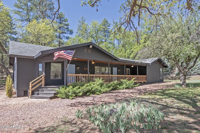 3440 N Meadow Dr, Pine, AZ 85544 - view of front of home
